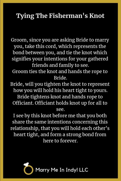 Knot Wedding Ceremony, Unity Ceremony Ideas, Fishing Themed Wedding, Fishermans Knot, Wedding Ceremony Readings, Strong Knots, Wedding Ceremony Unity, Unity Sand Ceremony, Unity Sand