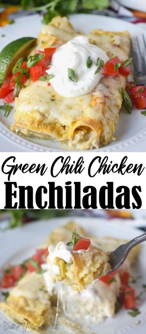 Enchiladas Guatemaltecas, Chili Chicken Enchiladas, Enchiladas Mexicanas, Green Chili Chicken Enchiladas, Green Chile Chicken Enchiladas, Green Chili Chicken, Green Chile Chicken, Chili Chicken, Chicken Enchilada Recipe