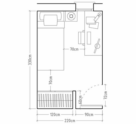 Hostel Room Makeover, Bedroom Layouts For Small Rooms, Small Room Layouts, Bedroom Layout Design, Diy Headboard Ideas, Dorm Room Layouts, Small Bedroom Layout, Hostel Room, Bedroom Furniture Layout