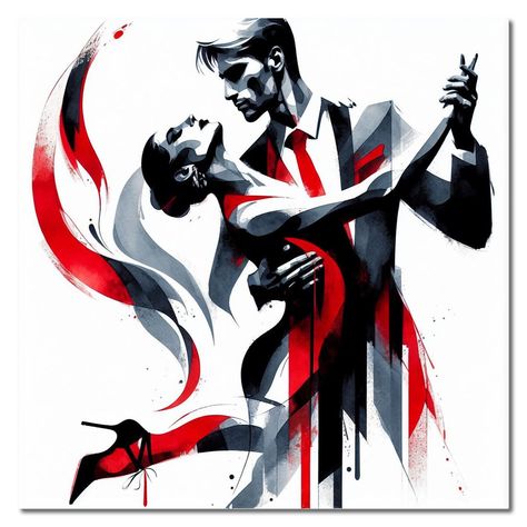 Pure elegance in the art of dance.. . #elegance #danceart #danceartist #artofdance #elegantpose #elegantart #blackred #blackredwhite #printable #printableart #wallart #wallartdecor #wallartinspo Art Tango, Art Of Dance, Design Studio Logo, Romance Art, Pure Elegance, Studio Logo, Elegant Art, Dance Art, Silhouette Art