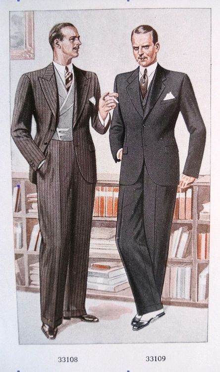 30s Fashion Men, 1940s Mens Fashion, Mens Tailored Suits, Gentleman Mode, Mens Fashion Illustration, Fashion Illustration Vintage, 30s Fashion, Vintage Mens Fashion, Vintage Suits