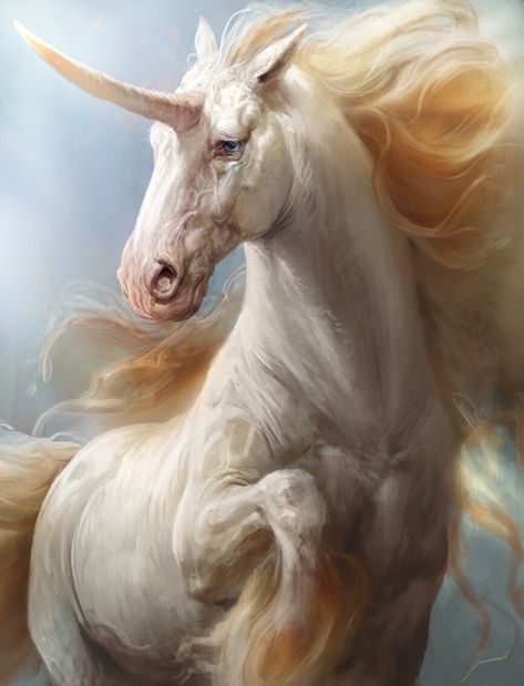 ArtStation - Unicorn Designs, Antonio J. Manzanedo Horse Mural, Unicorn Artwork, Unicorn Images, Unicorn Painting, Unicorn And Fairies, Pegasus Unicorn, Unicorn Drawing, Unicorn Pictures, Fantasy Horses