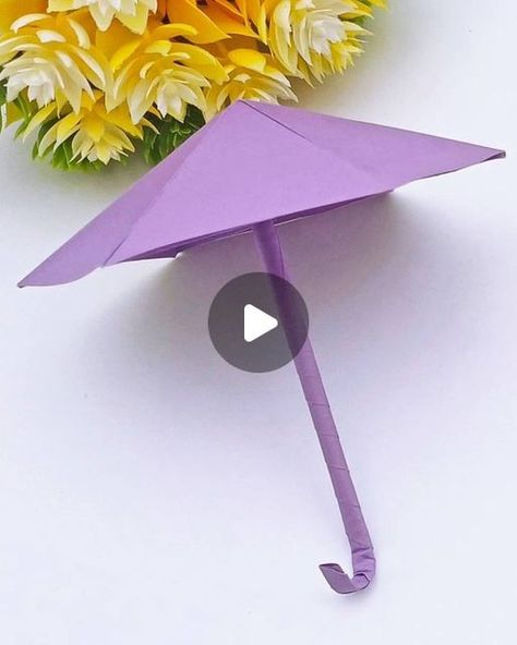 MD Rezaul Islam on Instagram: "How to Make Paper Umbrella Step by Step | Easy Paper Crafts For School Project #crafts #papercrafts #craftideas #handmade #umbrella" How To Make A Paper Umbrella, How To Make Umbrella, Islamic Projects For School, Crafts For School Project, Paper Umbrella Craft, Handmade Umbrella, Paper Crafts For School, Crafts For School, Umbrella Craft