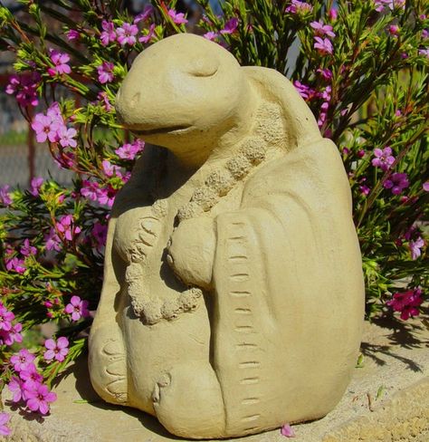 SMALL MEDITATING TURTLE Stone Garden Buddha by dsgardenshop, $16.00 Garden Buddha, Stone Garden Statues, Turtle Ornament, Meditating Buddha, Buddha Zen, Buddha Sculpture, Stone Garden, Buddha Meditation, Garden Statue