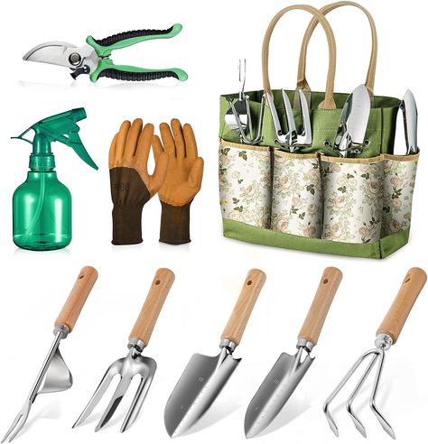 Gardening Tool Kit, Garden Tool Organization, Small Cactus, Garden Tool Set, Garden Maintenance, Better Homes And Garden, Garden Tool, Handbag Organization, Garden Hand Tools