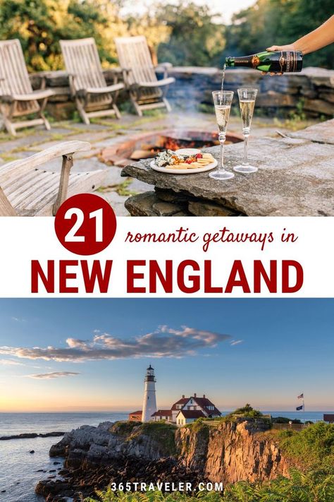 Whether you’re looking for a quaint weekend getaway or charming escape, New England is the perfect place to visit with someone special. With gorgeous beaches, breathtaking views, outdoor activities, and plenty of history, you can find it all in New England's states. Here are 21 romantic getaways in New England that you and your partner will love. Connecticut Travel, England Beaches, New Haven Connecticut, New England States, Romantic Weekend Getaways, Romantic Weekend, Romantic Getaway, Place To Visit, Beach Getaways