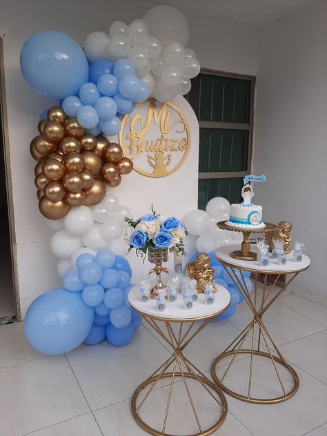 Bautizo Ideas Decoracion Nino Y Nina, Bautizo Ideas Boy Decoration Charro, Boys First Communion Cakes, Boys First Communion, First Communion Cakes, Deco Ballon, Communion Cakes, Grad Parties, Tornado