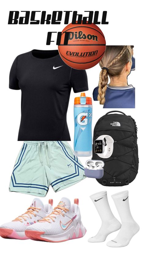 Basketball Game Outfit Women, Winter Outfits Casual Cold, Basketball Outfit, Basketball Senior Pictures, Basketball Girlfriend, Casual Sporty Outfits, Uconn Womens Basketball, Basketball Bag, Basketball Practice