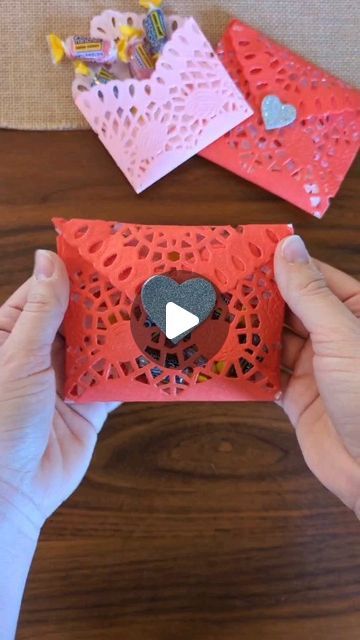 Heart Doilies, Doilies Diy, Paper Doily Crafts, Tree Heart, Doilies Crafts, Valentine Crafts For Kids, Paper Doilies, Paper Heart, Dollar Tree Crafts