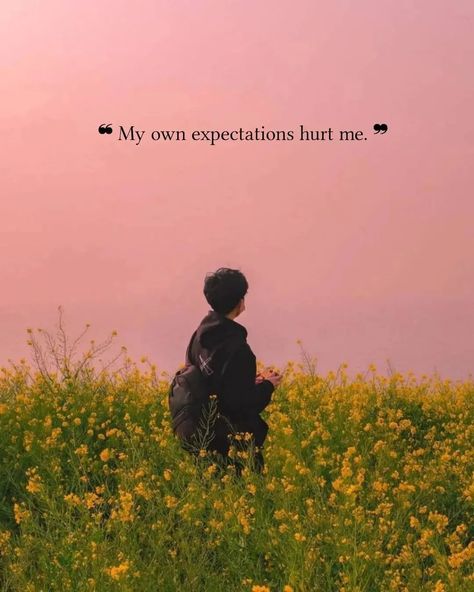 Expectation Hurts, Care About You Quotes, Positive Breakup Quotes, Love Breakup Quotes, Face Quotes, Sunset Quotes Instagram, One Line Quotes, Motivational Lines, Insta Quotes