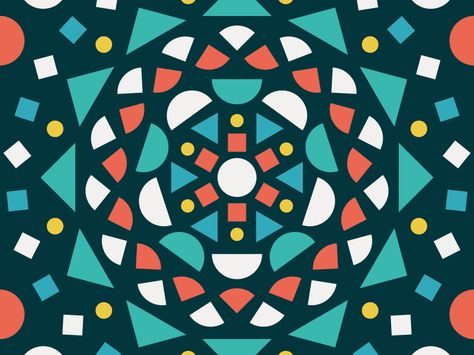 Pattern Animation, Kaleidoscope Logo, Shape Motion Graphics Animation, Kaleidoscope Design, Kaleidoscope Illustration, What Is Brand Identity, Circle Graphic Design, Geometric Animation Gif, Kaleidoscope Gif