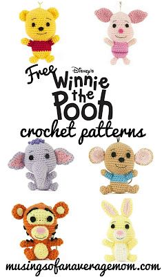 Winnie The Pooh Crochet, Totoro Crochet, Pooh Crochet, Minion Crochet Patterns, Disney Crochet, Pooh Winnie, Pokemon Crochet Pattern, Disney Crochet Patterns, Winnie The Pooh And Friends