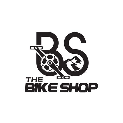 Bike Shop Logo Design, Bicycle Shop Logo, Bicycle Logo Design, Bike Logo Cycling, Bike Shop Logo, Bicycle Logo, E Bicycle, Bike Logo, Bicycle Shop