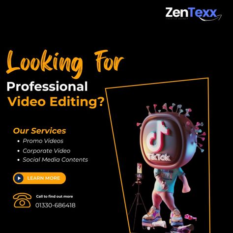 🚀 Looking for top-notch Video editing services? Look no further! Zentexx is here to supercharge your online success. 👉 Our Services: 🎯 Digital Marketing 🎬 Video Editing 🌐 Website Development 📈 Experience the Zentexx Difference today! Contact us for a free consultation. Contact us: 📩 info@zentexx.com 📞 +88 01330-686418 #Zentexx #DigitalMarketing #VideoEditing #WebsiteDevelopment #OnlineSuccess #fypシ゚ #seoexpert #seoagencyusa Digital Marketing Video, Video Editing Services, Corporate Videos, Seo Agency, Seo Expert, Promo Videos, Editing Service, Our Services, Free Consultation