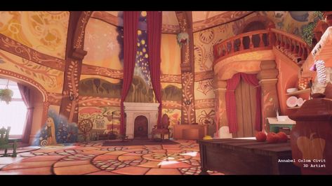 Rapunzel Room, Tower Interior, Tangled Concept Art, Tangled Tower, Disney Princess Challenge, Tangled Cartoon, Tangled Painting, Tangled Wallpaper, Rapunzel Tower