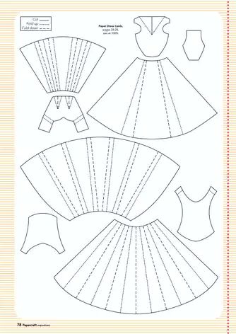 Paper Dress Template, Paper Dress Patterns, Dress Templates, Paper Dresses, Origami Dress, Card Making Templates, Dress Card, Paper Doll Template, Paper Dress