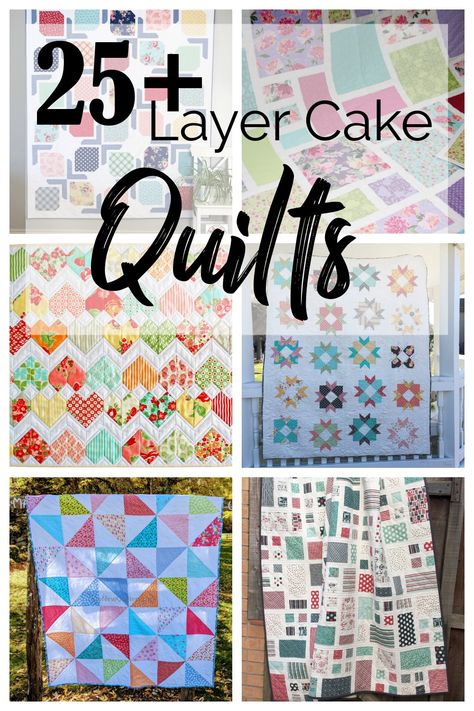 Layer Cake Quilt, Quilt Diy, Layer Cake Fabric, Layer Cake Patterns, Layer Cake Quilt Patterns, Charm Pack Quilt Patterns, Free Quilt Tutorials, Diy Mom, Lap Quilt Patterns