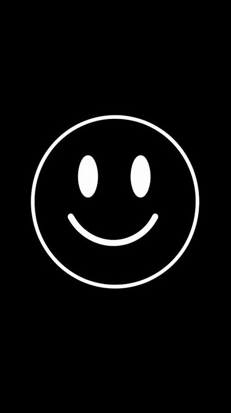 Smily face symbol icon cartoon black white. AI generated Image by rawpixel. | premium image by rawpixel.com Black And White Emojis, Smile Symbol, Iphone Wallpaper Black, Graphic Design Clothing, Black Emoji, Emoji Icon, Smiley Emoticon, Wallpaper Stencil, Emoji Backgrounds