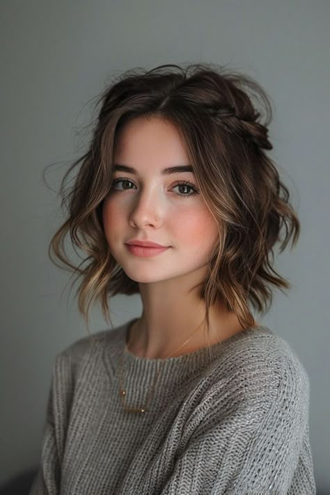 Modern Short Hairstyles, Medium Length Hair With Layers, Shoulder Length Hair Cuts, Feeling Confident, Medium Length Hair Cuts, Hair Transformation, Short Hairstyles For Women, Layered Hair, Womens Haircuts