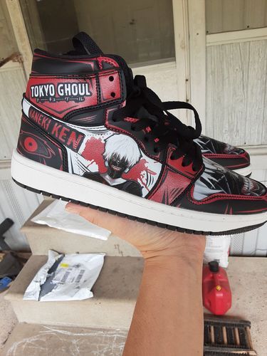 Diy Naruto, Custom Jordan Shoes, Marvel Shoes, Custom Sneakers Diy, Mens Vans Shoes, Jordan Shoes Retro, Shoes Sneakers Jordans, Tokyo Ghoul Anime, Anime Shoes