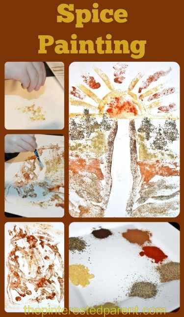 Expired Spices - _no problem. Use those spices for a little fun & messy art. Spice Painting for kids, Spice Painting, Diversity Activities, Senses Activities, Homemade Paint, Sensory Art, Messy Art, Spice Cabinet, Preschool Art Activities, Art Activities For Kids