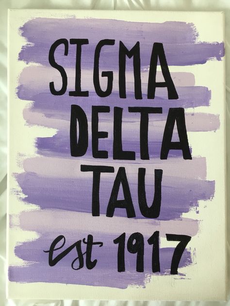 Sigma delta tau established 1917 big little basket sorority canvas Sigma Delta Tau Canvas, Big Little Basket, Sigma Delta Tau, Sorority Canvas, Sorority Big Little, Sorority Crafts, Sorority Girl, Big Little, Sorority