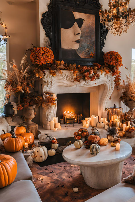 fall decor fall decor ideas for the home fall decor ideas fall decorating ideas for the home fall decorating ideas fall decor ideas for home fall decorations for home Victorian Fall Decor, Bohemian Maximalist Decor, Maximalist Decor, Neoclassical, Fall Home Decor, Autumn Home, Fall Decor, Halloween, Home Decor