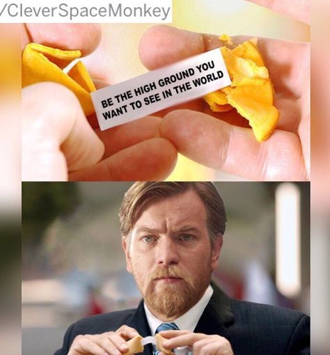 Star Wars, Star Wars memes, funny Star Wars, obiwan, high ground memes Party Memes Funny, Star Wars Memes Funny, Anakin Ahsoka, Funny Star Wars, Star Wars Meme, Funny Star Wars Memes, Prequel Memes, Star Wars Quotes, High Ground