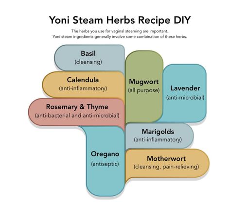 Diy Vagi Steam Recipe, V Steam Diy Herbs, Steaming Recipes, Goddess Retreat, Spiritual Herbs, Herbal Steam, V Steam, Body Toxins, Womb Healing