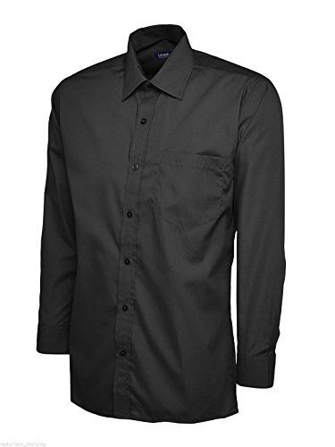 Mens Classic Full Sleeve Poplin Office Shirt Easy Care Al... https://www.amazon.co.uk/dp/B01HHBP9CI/ref=cm_sw_r_pi_dp_x_IKYhAbF5WXV9X Corgarff Castle, Work Trousers Mens, Work Trousers Women, Coveralls Mens, Mens Suit Trousers, Security Shirt, Work Polo Shirts, Full Sleeve Shirt, Mens Work Shirts