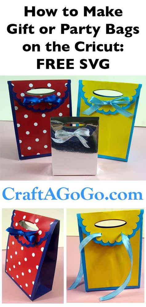 Origami Objects, How To Make A Gift Bag, Gift Bag Templates, Origami Box Tutorial, Party Favors Ideas, Fox Crafts, Cricut Birthday, Box Tutorial, Favors Ideas