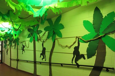 Jungle Jam Vbs, Jungle Journey Vbs Classroom, Jungle Themed Vbs, Vbs Jungle Theme, Live It Out Vbs, Wild Live Vbs Decorations, Jungle Vbs Crafts, Jungle Theme Vbs Decorations, Jungle Journey Vbs Decorations