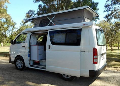 Hiace LWB Poptop - Southern Spirit Campervans- van builds & online shop