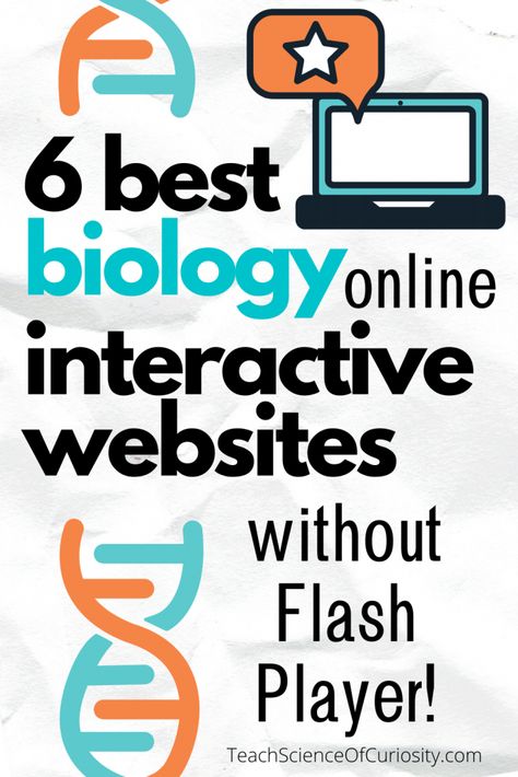 Biology Websites For Students, Biology Websites, Biology Concepts, Biology Ideas, Science Websites, Biology Activity, Learn Biology, Interactive Websites, Biology Resources