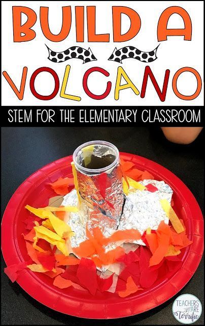 Volcano STEM Challenge All About Volcanoes, Geology Activities, Volcano Activities, Stem Camp, Classroom Decor Ideas, Summer Stem, Stem Classes, March Break, Stem Ideas