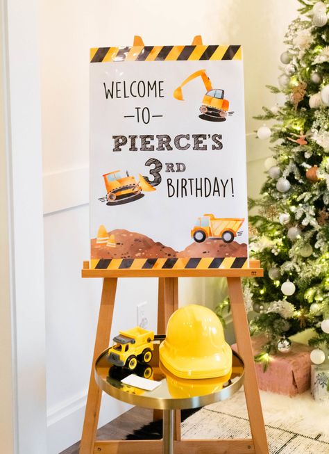 Construction Theme Birthday Party, Construction Theme Party, Birthday Yard Signs, Terrible Twos, Construction Zone, Construction Birthday Parties, Trucks Birthday Party, Construction Theme, Construction Party