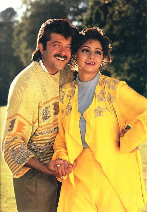 anil kapoor and sridevi India Actress, Anil Kapoor, 90s Actors, Bollywood Music Videos, Bollywood Pictures, Bollywood Posters, Retro Bollywood, Indian Star, Bollywood Photos