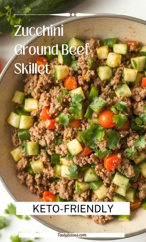 keto zucchini ground beef skillet recipe ground beef dinner ideas easy family dinner recipe ideas low carb dinner ideas easy keto dinner recipe ideas Ground Beef Zucchini Skillet, Ground Beef Clean Eating Recipes, Ground Beef Zucchini Recipes, Ground Beef And Zucchini Recipes, Low Calorie Ground Beef Recipes, Dinner Ideas Easy Family, Low Carb Dinner Ideas Easy, Zucchini Beef Skillet, Keto Hamburger Meat Recipes