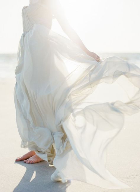 Soft Wedding Dresses, Coastal Elopement, Alexandra Grecco, Wind Gust, Wedding Dresses Photos, Elopement Inspiration, How To Pose, 인물 사진, White Aesthetic