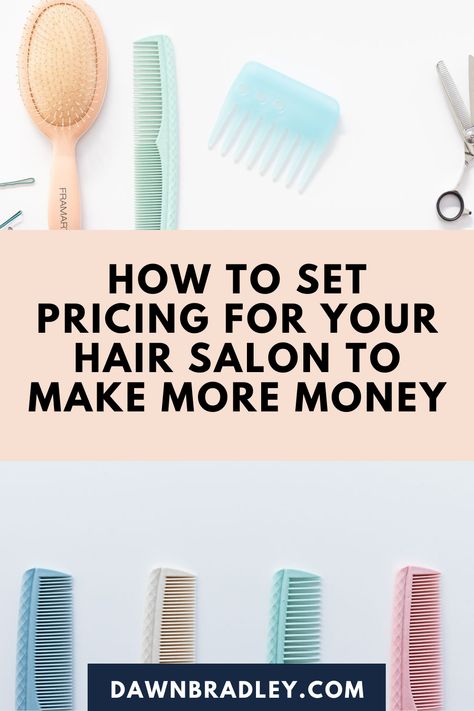 How To Price Your Hair Salon Services Properly | Dawn Bradley At Home Hair Salon, Zigzag Hairstyles, Wedding Hairstyles Guest, Women Red Hair, Women Wedding Hairstyles, Red Hair Short, Hair Salon Prices, Spring Nails Gel, Pricing Formula