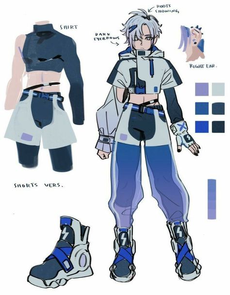 Futuristic Fashion Character Design, Cyberpunk Fashion Concept Art, Cool Cyberpunk Outfits, Cyberpunk Outfit Concept Art, Cybercore Outfit Male, Cool Fantasy Outfits Male, Outfit Ideas Art Male, Cybercore Character Design, Cybercore Men