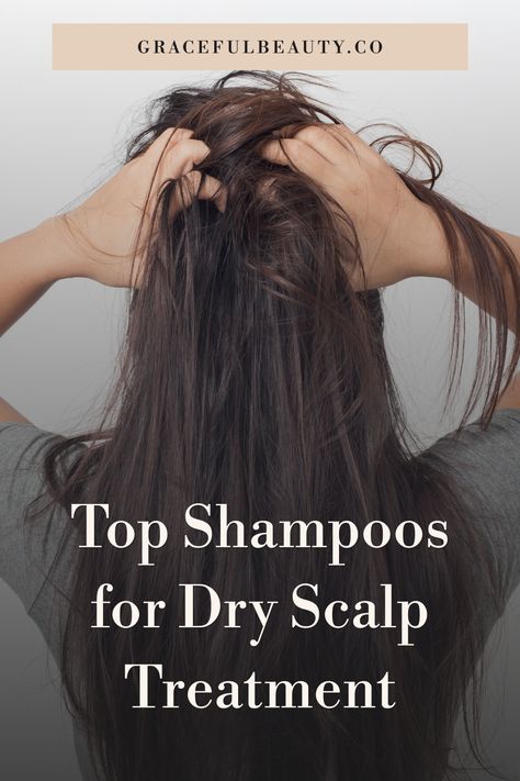 How to Moisturize Your Dry Scalp - Graceful Beauty How To Help Dry Scalp, Dry Scalp Vs Dandruff, Dry Scalp Remedies, Dry Scalp Shampoo Best, How To Stop Dandruff, Extremely Dry Scalp, Scalp Hydration, Dry Scalp Shampoo, Dry Scalp Remedy