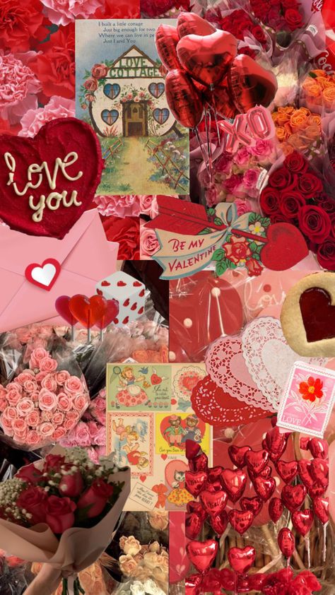 Valentines 💓💓#happyvalentinesday #valentine #valentinesday #love #heart Happy Valentines Day Aesthetic, Valentines Day Aesthetic Vintage, Valentines Day Aesthetic Wallpaper, Valentine Collage, Wallpaper Valentines Day, February Mood, Valentines Day Aesthetic, Inspo Collage, Spirit Baby