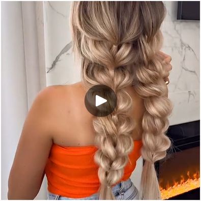 We're in love with bubble braids 😍 | We're in love with bubble braids 😍 | By MetDaan HairstylesFacebook Bubble Braid, Wow Hair Products, 2023 Prom, Bubble Braids, Stick Crafts, Hair Braids, Girls Hair, Prom Hair, Bun Hairstyles