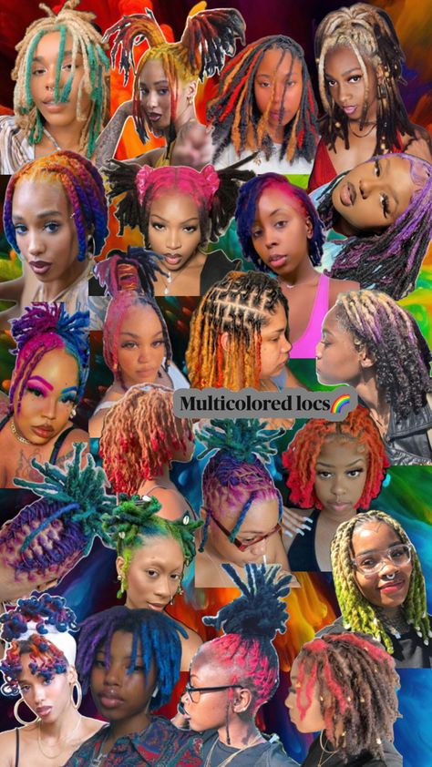 Locs Dyed Dreads, Best Hair Dye, Creative Hair Color, Short Locs Hairstyles, Quick Natural Hair Styles, Dreadlock Style, Dreadlock Styles, Dyed Hair Inspiration, Quick Braided Hairstyles