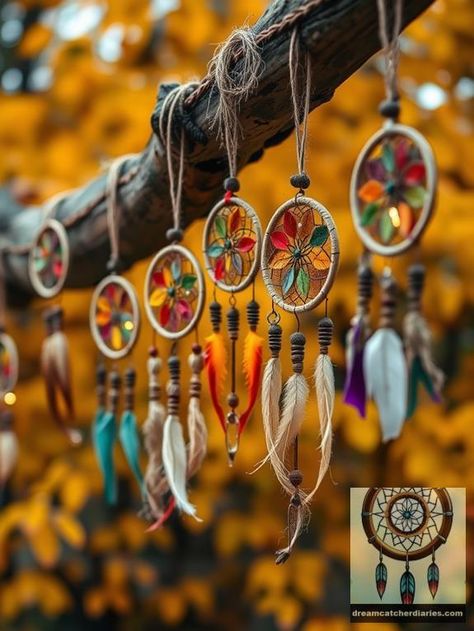 Crafting mini dreamcatchers for garlands offers a charming way to infuse your space with a whimsical touch. These delightful accents, made with feathers, beads, and twine, can transform your decor. Discover how to enhance your home with boho charm and explore various techniques to showcase your creativity. #bohemian #diy #homedecor #boho Dreamcatcher Ideas, Diy Dreamcatcher, Bohemian Diy, Fall Color Schemes, Boho Decor Ideas, Dreamcatcher Design, Diy Boho Decor, Boho Twists, Pumpkin Spice And Everything Nice