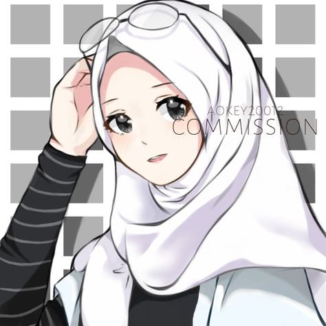 Hijab Reference, Hijabi Pfp Cartoon, Muslim Anime, Anime Hijab, Fesyen Islam, Anime Character Names, Learn A Language, Mosque Art, Islamic Cartoon