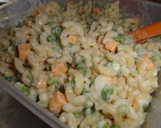 Macaroni Salad Recipe With Peas, Salad With Cheddar Cheese, Tuna Macaroni Salad, Cheese Salad Recipes, Pea Salad Recipes, Best Macaroni Salad, Macaroni Recipes, Macaroni Salad Recipe, Savory Salads