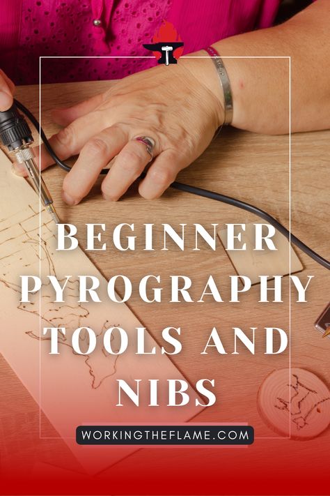 Pyrography requires only a few tools, which can be obtained separately or in low-cost sets. #pyrographytools #beginnerpyrography #woodburningnibs Wood Burning Nibs, Write On Wood, Pyrography Tutorial, Pyrography Tips, Pyrography Ideas, Pyrography Tools, Wood Burning Pen, Wood Burning Kits, Diy Calendar