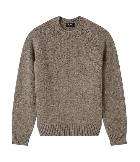 Men's Knitwear - Cardigans, Sweaters & More | A.P.C. Ready-to-Wear Mens Knit Sweater, Wishlist Ideas, Fashion French, Classy Streetwear, Men's Knitwear, White Shirts Women, Rustic Materials, Men Stylish Dress, Guys Clothing Styles